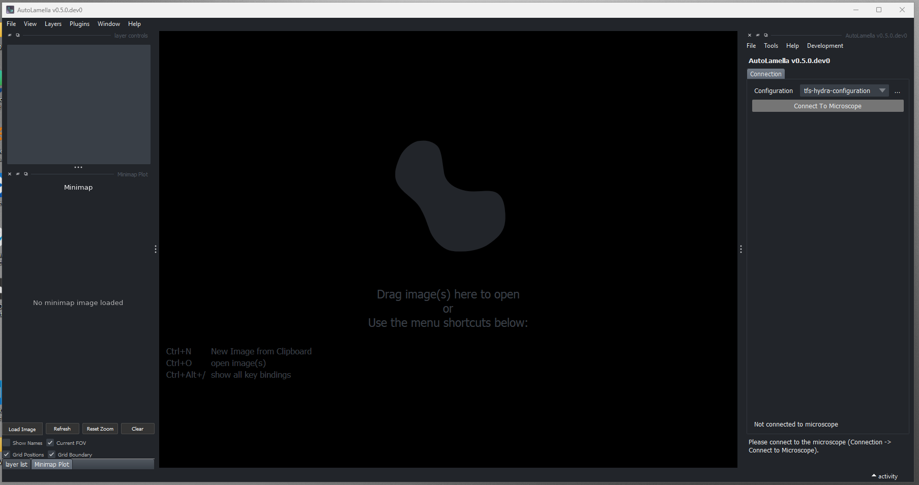 User Interface Start