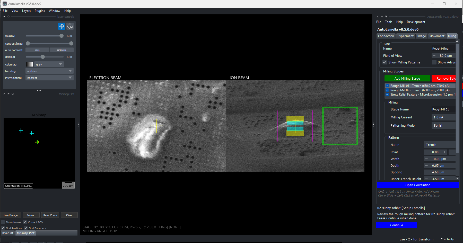Edit Rough Milling Pattern