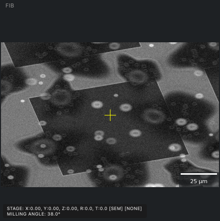 FIB at 150 µm