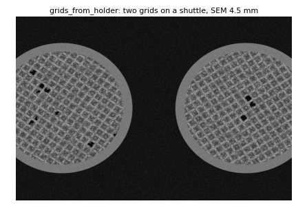 Two grids on a shuttle