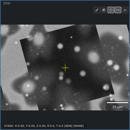 SEM at 150 µm